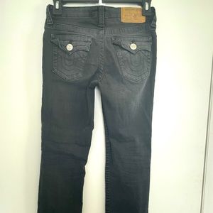 Boys black true religion jeans size 10